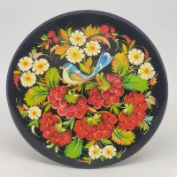 тарелка с петриковской росписью 200 мм