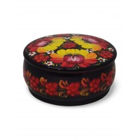 Шкатулка с петриковской росписью 11 см