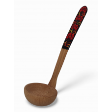 Половник с петриковской росписью