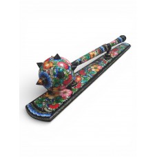 Булава 80 см на подставке с петриковской росписью 