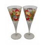 Пара позолоченных бокалов с петриковской росписью ❤️ Традиции в каждом изделии