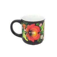 Чашка для амерікано з петриківським розписом