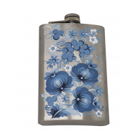 Фляга из нержавеющей стали с петриковской росписью 300 мл