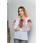 Вышиванка "Ганна" с красной вышивкой ❤️ Традиции в каждом изделии