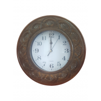 Часы декоративные с резбой по дереву