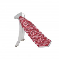 Галстук с вышивкой